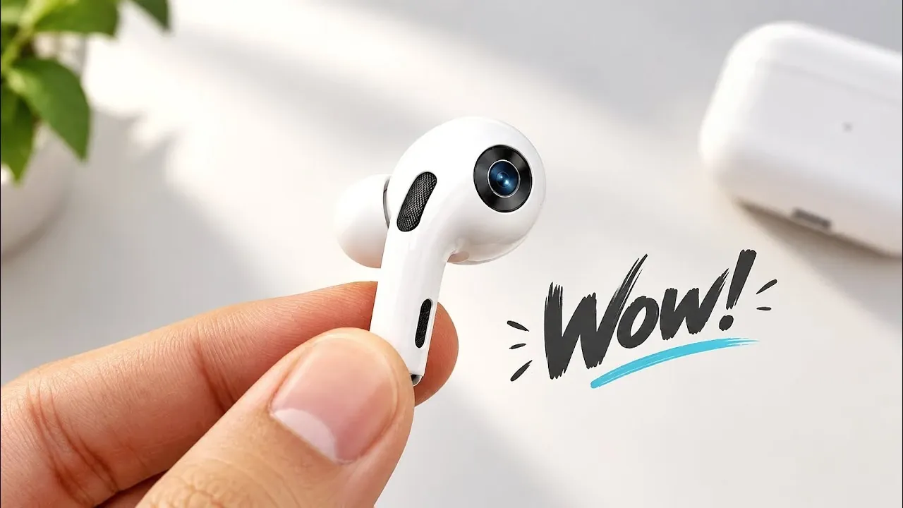 Concept — camera AirPods