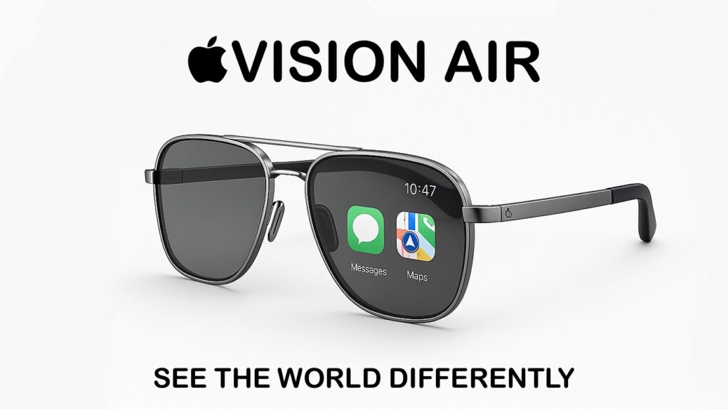 Concept render — Apple smart glasses