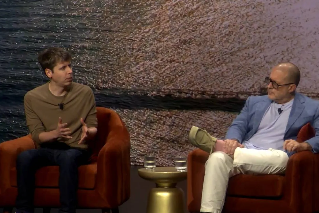 Sam Altman and Jony Ive