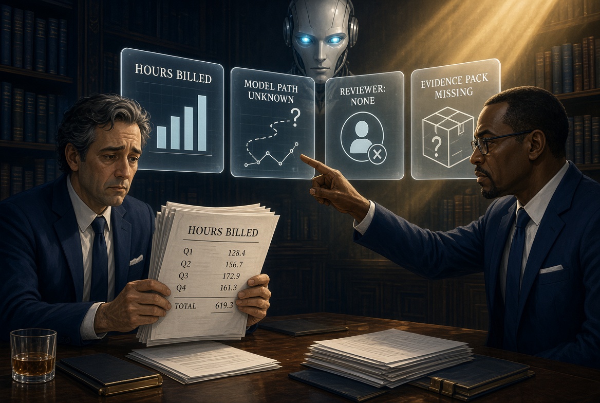 A Consulting Firm Embedding a Frontier Model Is Still Selling Hours Unless It Sells Evidence