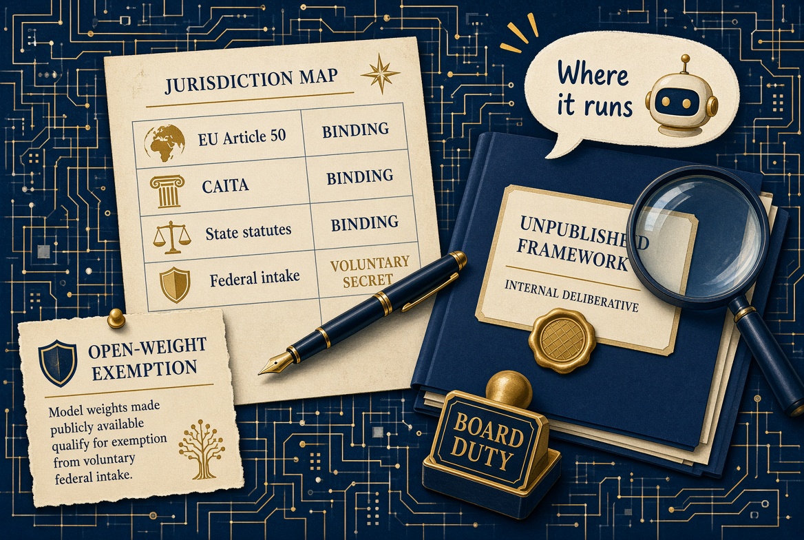 US AI Oversight Is Still Voluntary. That Does Not Reduce Your Board’s Duty.
